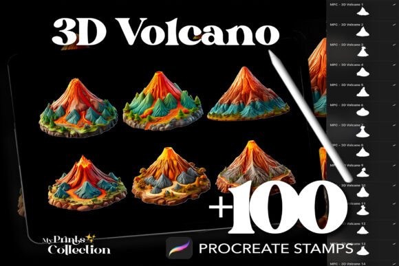 100 Procreate 3D Volcano Stamps: A Practical Guide to Enhancing Your Digital Art