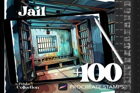 100 Procreate Jail Stamps: A Practical Guide for Digital Artists