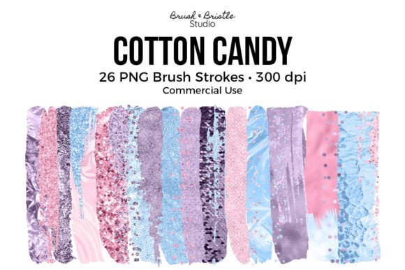 Cotton Candy Brush Stroke Clipart: A Designer's Guide