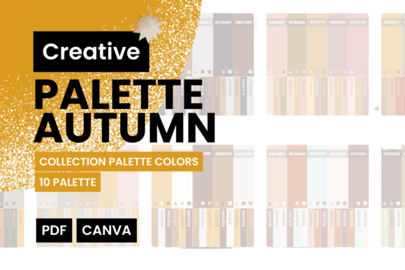 PALETTE AUTUMN - 10 Combinations Colors: A Practical Guide for Creators