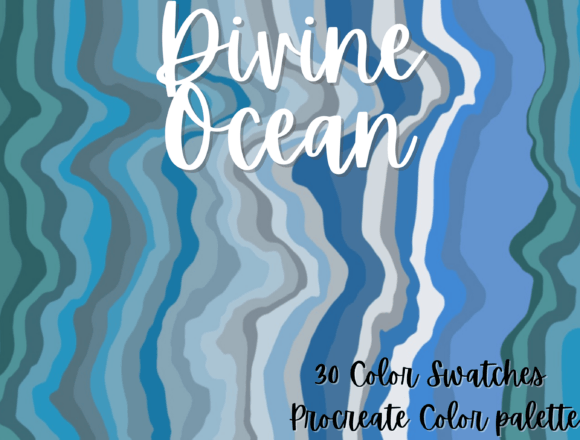 Procreate Color Palette Divine Ocean: A Workflow Guide for Digital Artists