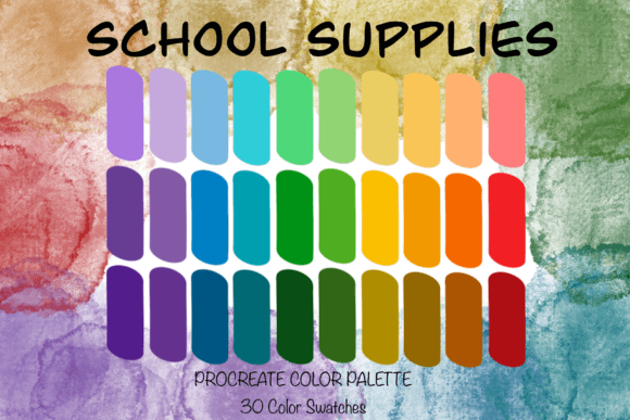 School Supplies: The Digital Palette That Transforms Your Procreate Workflow