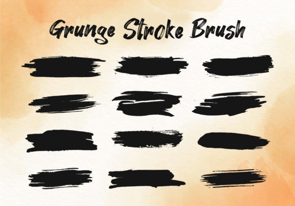 Unlock Creative Potential with the Grunge Hand Drawn Stroke Brush Set
