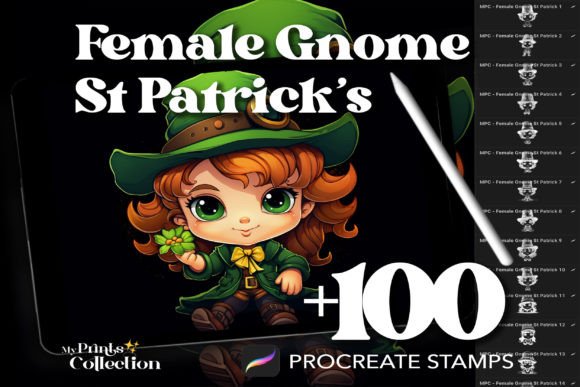 Unlock Whimsical Creativity: A Guide to the 100 Procreate Female Gnome St. Patrick Stamp Set