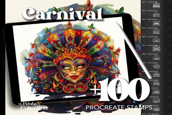 Unlocking Festive Creativity: The Ultimate Guide to 100 Procreate Carnival Stamps