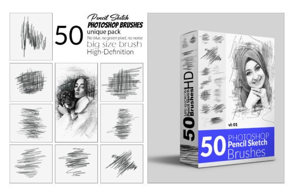 Unlocking Realism: The Ultimate Guide to the 50 Pencil Sketch Brush Bundle